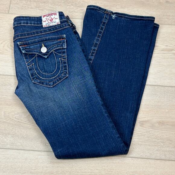 True Religion JOEY MID RISE BIG T FLARE JEAN
Womens Jeans Sz 31 - Picture 1 of 10